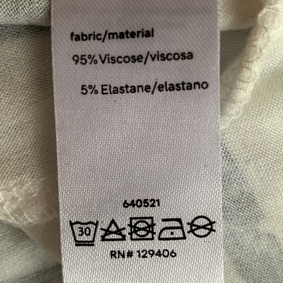 VENUS  CREAM/GREY STRIPED RUFFLE MINI PARTY DRESS. WOMEN’S SIZE MEDIUM - Picture 8 of 9